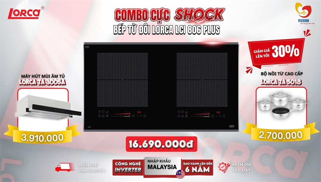 LORCA - NẮNG HÈ RỰC LỬA - COMBO SHOCK 806Plus